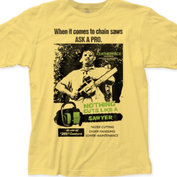 Texas Chainsaw Massacre | Throwback Leatherface Tee - Picture 1 of 5